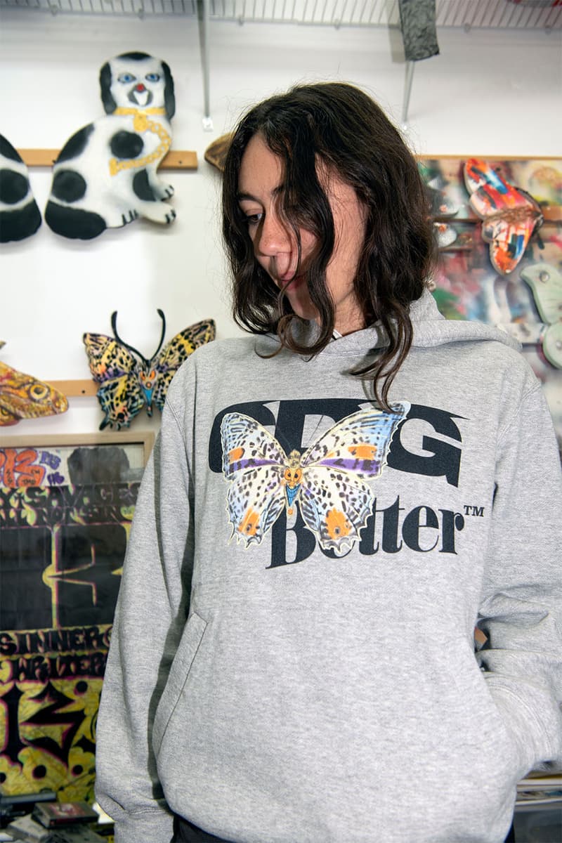 CDG ベター がアイコニックなグラフィックを用いた Better™ とのコラボプロダクトを発売