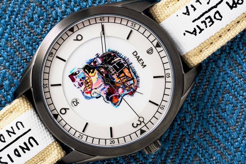 ジャン=ミシェル・バスキアのアートワークを落とし込んだ DAEM のウォッチ計3型が登場 The Estate of Jean-Michel Basquiat DAEM Watch Collection 'Warrior' 'Undiscovered Genius' 'Skull' 'Now's The Time'