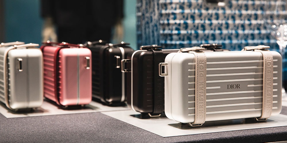DIOR (ディオール) ×RIMOWA リモワ オブリーク シルバー 36L 