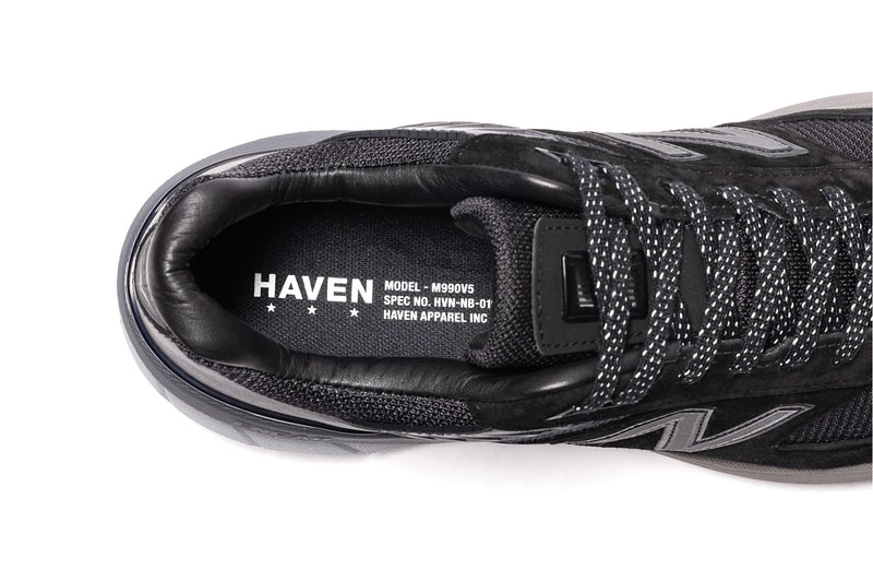 ヘイブン x ニューバランスによるコラボ 990v5 が登場 HAVEN x New Balance によるコラボ 990v5 が登場
