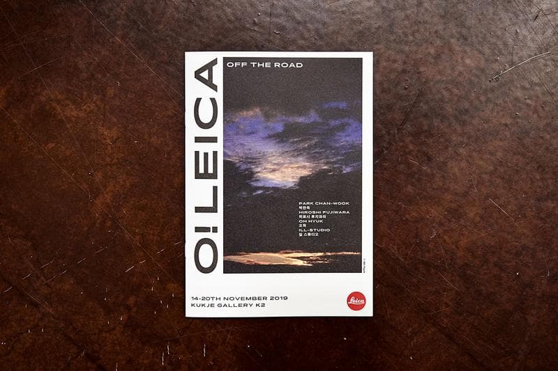 Leica ライカ camera 写真展 藤原ヒロシ hiroshi fujiwara パクチャヌク ヒョゴ park chan wook hiroshi fujiwara hyukoh oh hyul off the road exhibition seoul korea 
