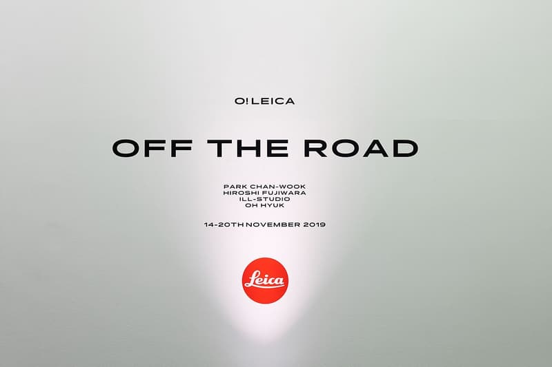 Leica ライカ camera 写真展 藤原ヒロシ hiroshi fujiwara パクチャヌク ヒョゴ park chan wook hiroshi fujiwara hyukoh oh hyul off the road exhibition seoul korea 