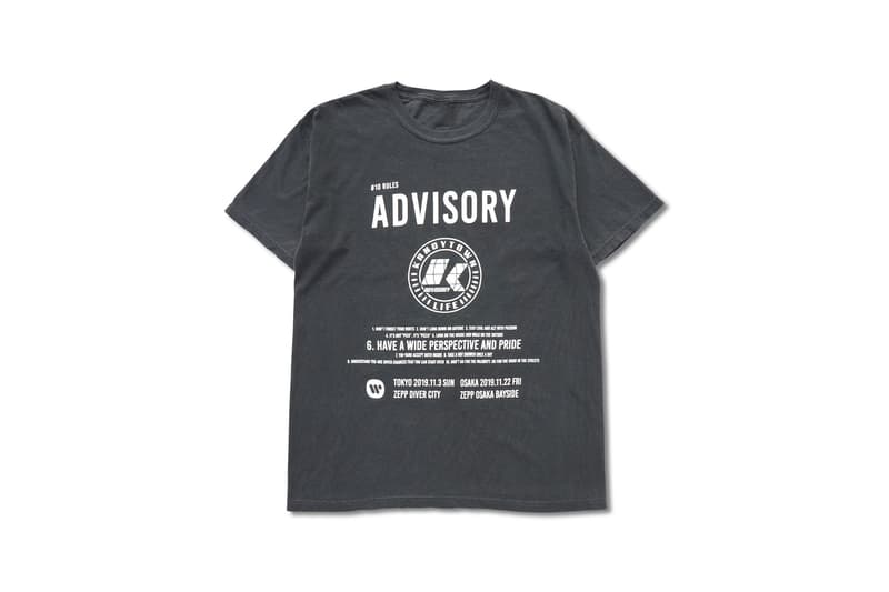 キャンディタウン KANDYTOWN が東京と大阪で開催される ADVISORY TOURʼ19 のマーチャンダイズを発表