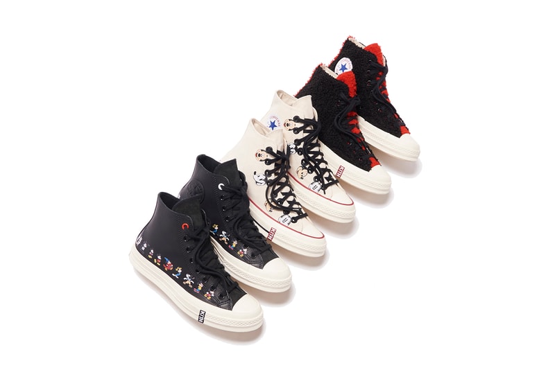 キス × ディズニー × コンバースよりコラボスニーカー3型がリリース kith converse disney mickey mouse chuck 70 hi high release date info photos price