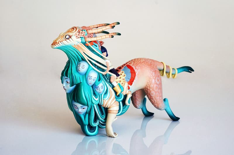 ローレン・サイがメディコムトイとタッグを組んだ彫刻作品を発表 lauren tsai medicom toy sculpture designercon artworks statues editions collectibles