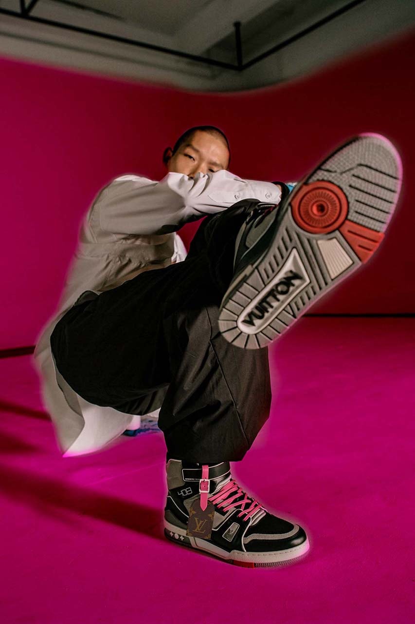 ルイ・ヴィトンが都市限定エディションのLVハイトップ トレイナーを発売 Louis Vuitton LV 408 Trainer "Paris" Release Date Closer Look Official Imagery Virgil Abloh Designed Sneakers Shoes High Top Footwear Nine City Exclusives
