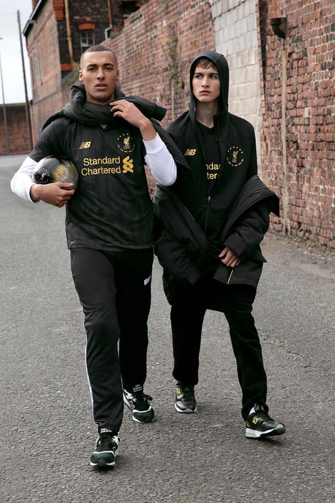 リバプールFC × ニューバランスより6度の欧州制覇を祝した限定コレクションが登場 Liverpool's "Six Times" Black Collection new balance football soccer kits limited edition European champions