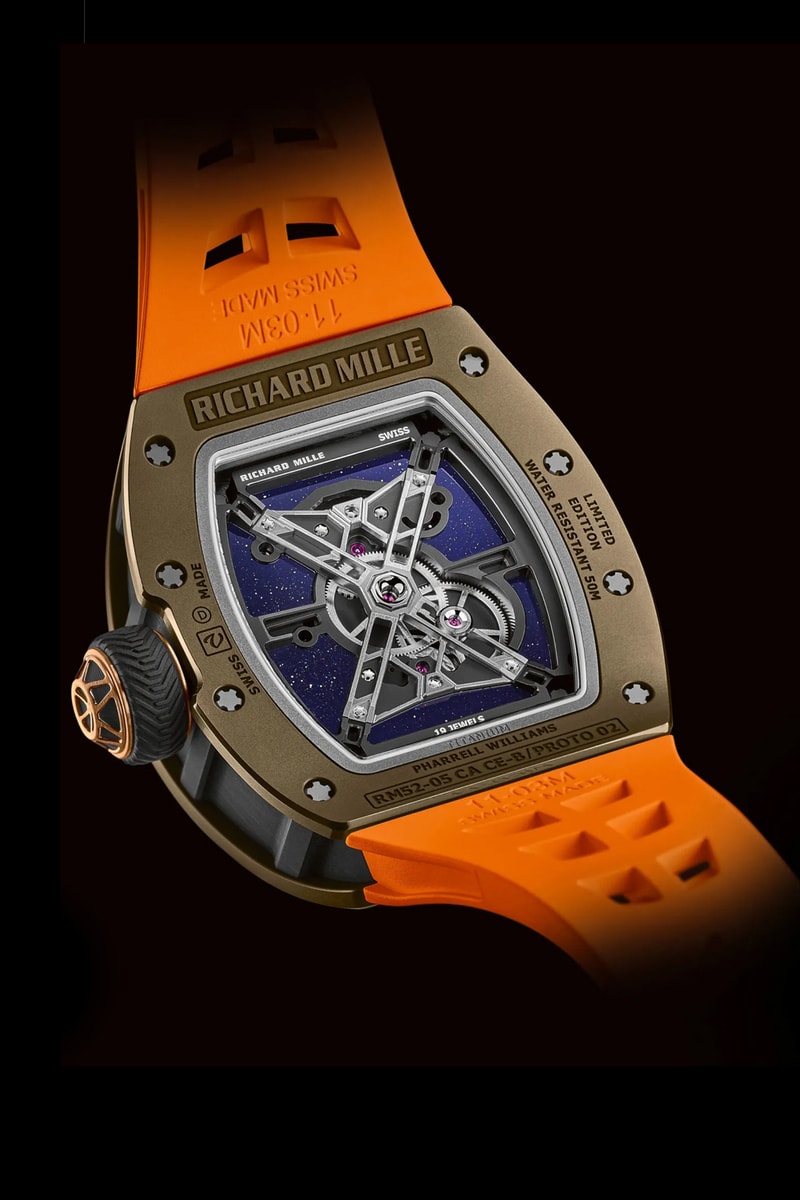 Pharrell Williams ファレル・ウィリアムス x Richard Mille リシャールミル RM 52-05 Watch 腕時計 Info AP audemars Piguet コラボ