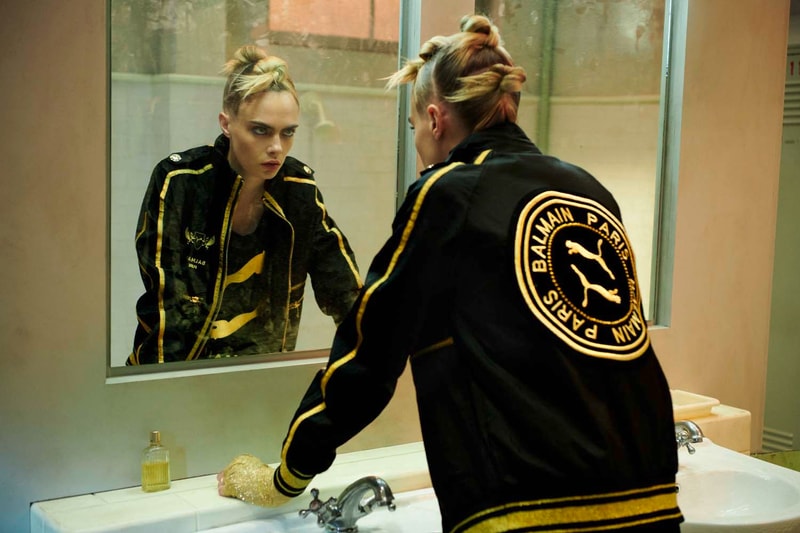 PUMA x Balmain Campaign With Cara Delevingne プーマ バルマン 最新コラボレーション キャンペーン 2019 カーラデルヴィーニュ