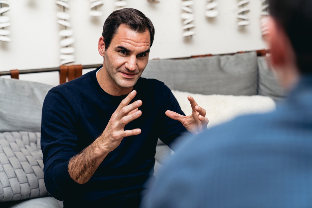 roger federer ロジャー・フェデラー on sneaker フットウェア deal investment swiss オン スイス signature shoes interview release date info photos price