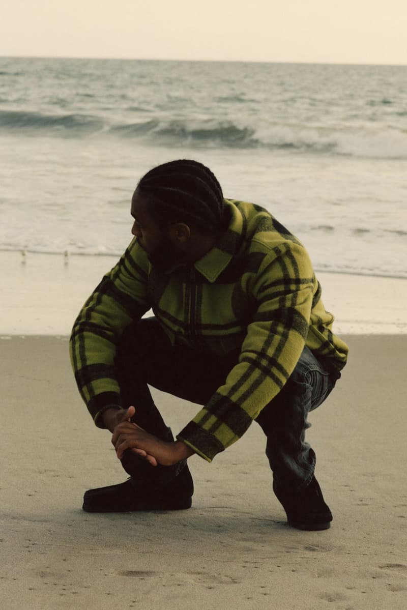 ステューシー / ウールリッチによるコラボワークシャツが発売 stussy woolrich wool work shirt plaid green black made in usa us release date info photos