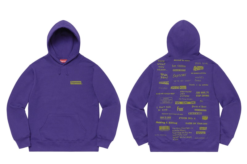 Supreme 2019年秋冬コレクション発売アイテム - Week 11