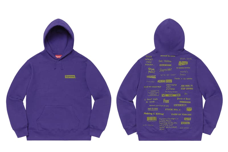 Supreme 2019年秋冬コレクション発売アイテム - Week 11