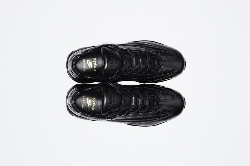 シュプリーム x ナイキ エアマックス95 Supreme x Nike からイタリア製レザーを用いた高級感漂う Air Max 95 Lux が登場