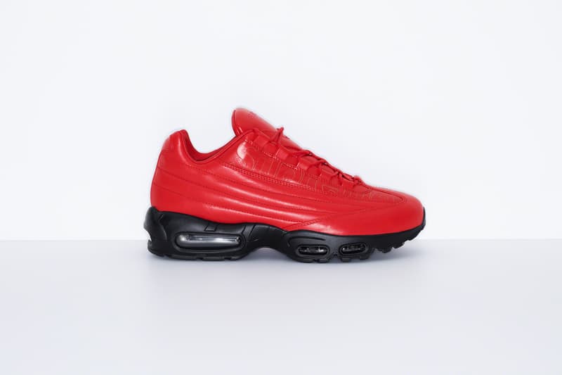 シュプリーム x ナイキ エアマックス95 Supreme x Nike からイタリア製レザーを用いた高級感漂う Air Max 95 Lux が登場