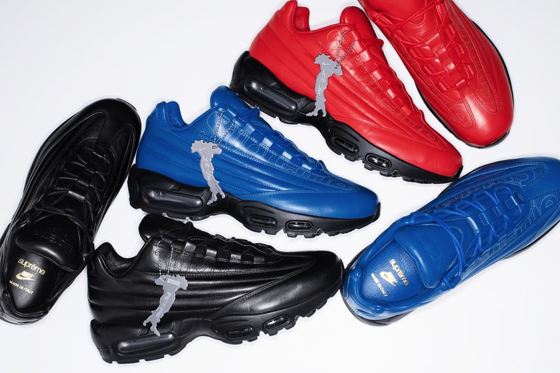 シュプリーム x ナイキ エアマックス95 Supreme x Nike からイタリア製レザーを用いた高級感漂う Air Max 95 Lux が登場