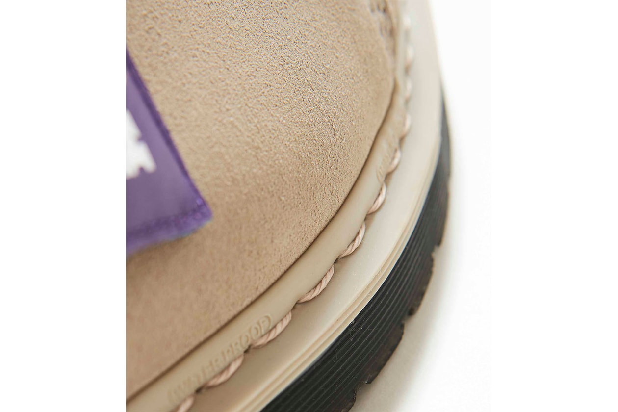 ノースフェイスパープルレーベル x ドクターマーティンのコラボブーツが登場 THE NORTH FACE PURPLE LABEL x Dr. Martens から防水加工を徹底的に施した9ホールブーツが登場