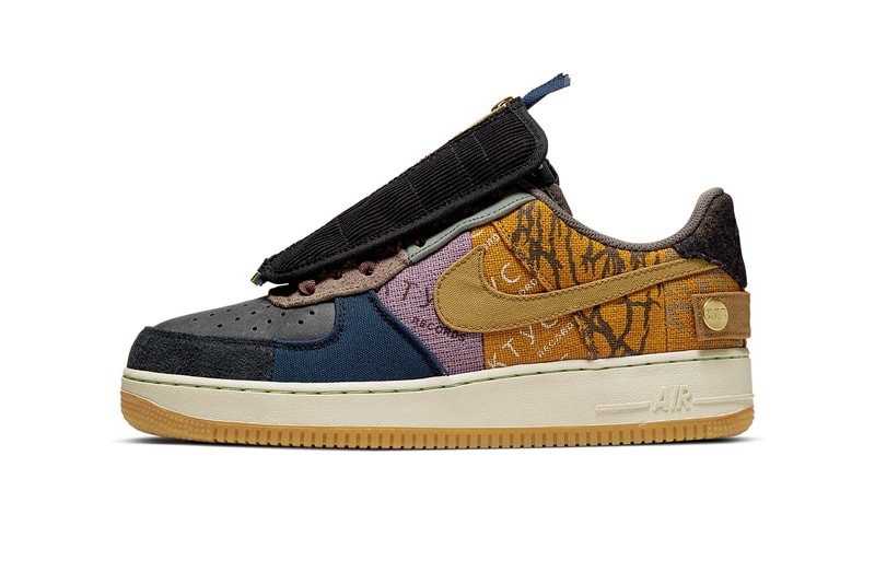トラヴィススコット x ナイキによる最新コラボAF1の公式情報が解禁 エアフォース1 travis scott nike air force 1 low cactus jack 2019 release date info photos navy brown gum white CN2405 900