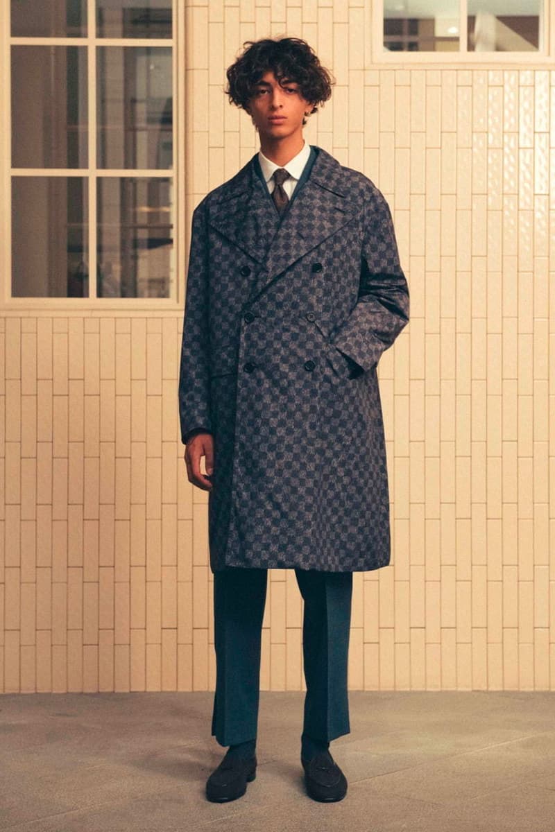 UNITED ARROWS SONS Fall Winter 2019 Lookbook poggy the man bespoke sartorial blazers loafers tailoring dapper chino trench coat outerwear layer menswear japanese down