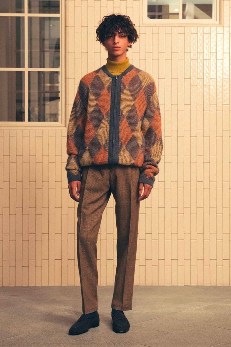 UNITED ARROWS SONS Fall Winter 2019 Lookbook poggy the man bespoke sartorial blazers loafers tailoring dapper chino trench coat outerwear layer menswear japanese down