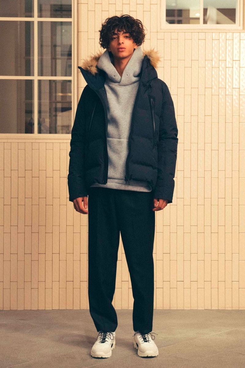 UNITED ARROWS SONS Fall Winter 2019 Lookbook poggy the man bespoke sartorial blazers loafers tailoring dapper chino trench coat outerwear layer menswear japanese down