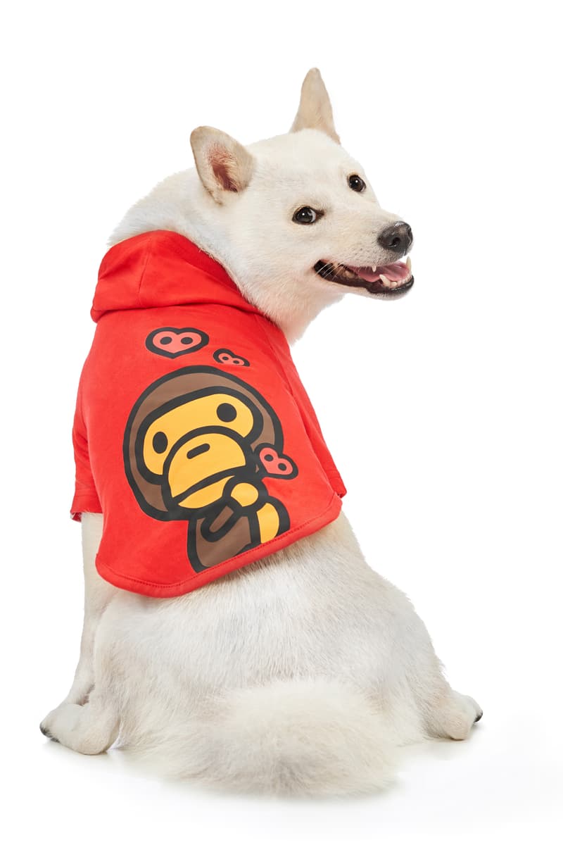 BAPE®️から2019年秋冬ペットコレクションが登場 Baby Milo Pet Accessories Fall/Winter 2019 dogs cats camo print bape a bathing ape beds bags toys ape head