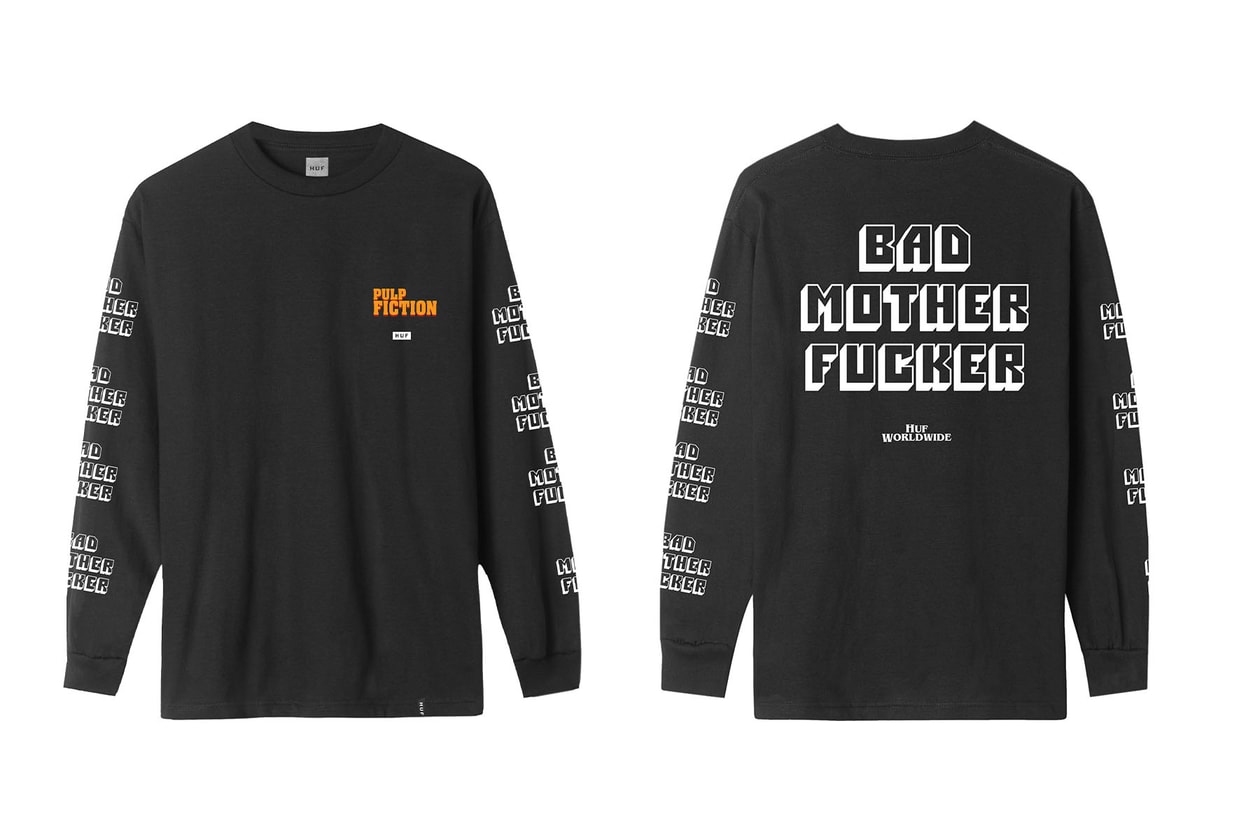 HUF がタランティーノの代表作『パルプ・フィクション』の25周年記念コレクションをリリース HUF releases 25th anniversary collection for Quentin Tarantino's movie『Pulp Fiction』