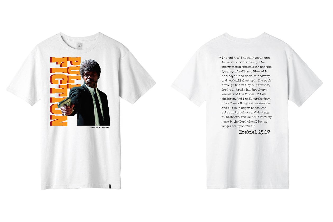 HUF がタランティーノの代表作『パルプ・フィクション』の25周年記念コレクションをリリース HUF releases 25th anniversary collection for Quentin Tarantino's movie『Pulp Fiction』