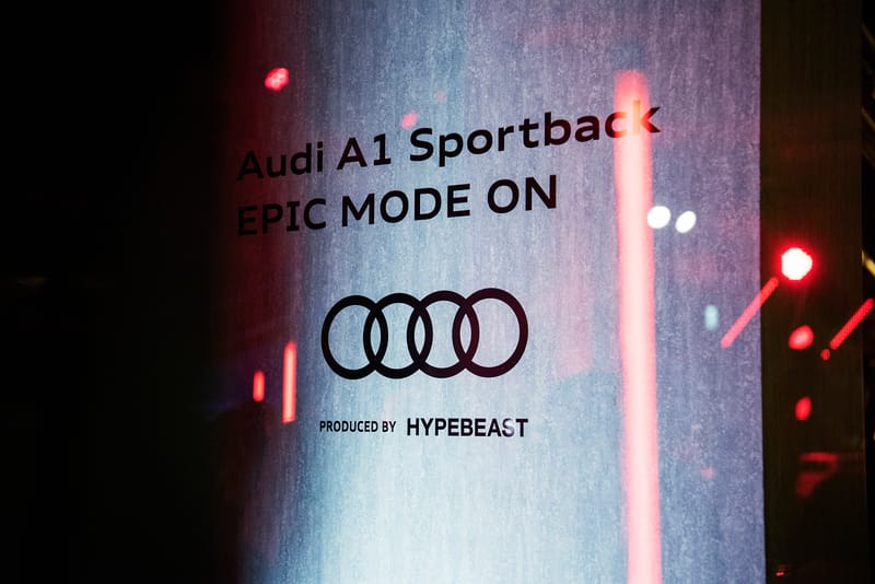 注目のスペシャルイベント Audi A1 Sportback EPIC MODE ON produced by HYPEBEAST をプレイバック