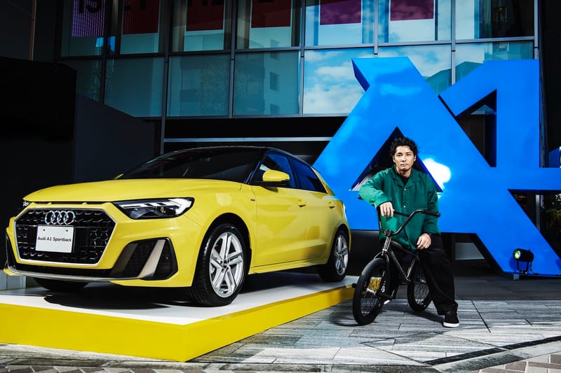 BMX界のレジェンド 内野洋平が Audi によるプレミアムコンパクトハッチバッグの新星と邂逅