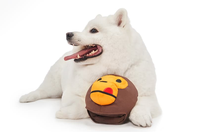BAPE®️から2019年秋冬ペットコレクションが登場 Baby Milo Pet Accessories Fall/Winter 2019 dogs cats camo print bape a bathing ape beds bags toys ape head