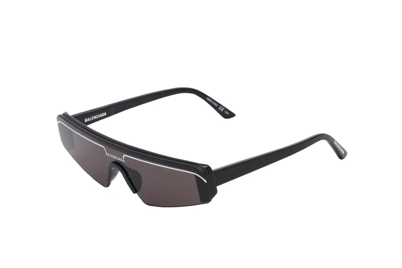 バレンシアガから“スキーゴーグル”をモチーフとしたサングラスが登場 Balenciaga Ski Rectangle Acetate Sunglasses Release goggles eyewear sunglasses 