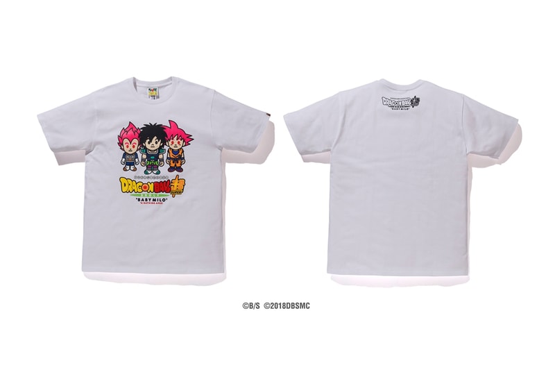 Baby Milo ベビーマイロ x DRAGON BALL  ベイプ  ドラゴンボール超 ブロリー SUPER: BROLY Capsule hoodies カプセル コレクション japan IT Broly Goku Vegeta Frieza shirts streetwear 映画 アニメ Nigo Dragon Ball Movies  