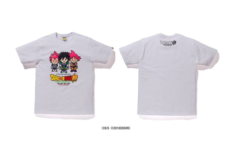 Baby Milo ベビーマイロ x DRAGON BALL ベイプ ドラゴンボール超 ブロリー SUPER: BROLY Capsule hoodies カプセル コレクション japan IT Broly Goku Vegeta Frieza shirts streetwear 映画 アニメ Nigo Dragon Ball Movies