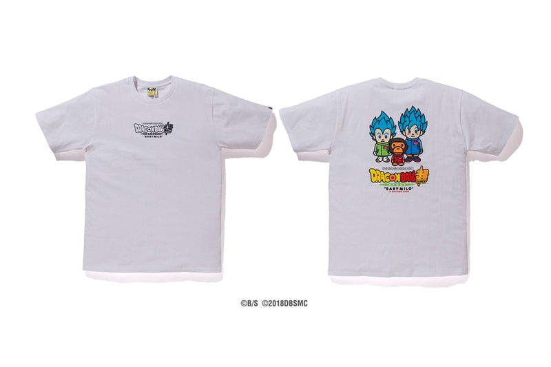 Baby Milo ベビーマイロ x DRAGON BALL  ベイプ  ドラゴンボール超 ブロリー SUPER: BROLY Capsule hoodies カプセル コレクション japan IT Broly Goku Vegeta Frieza shirts streetwear 映画 アニメ Nigo Dragon Ball Movies  