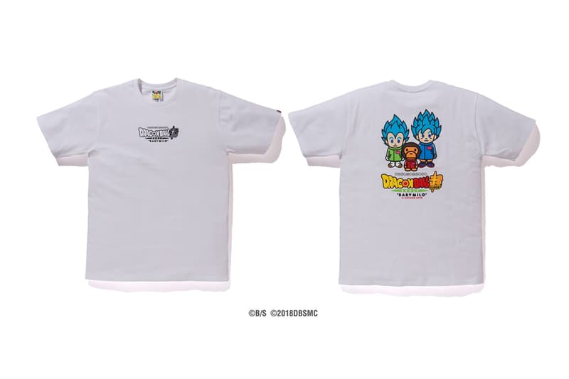 Baby Milo ベビーマイロ x DRAGON BALL ベイプ ドラゴンボール超 ブロリー SUPER: BROLY Capsule hoodies カプセル コレクション japan IT Broly Goku Vegeta Frieza shirts streetwear 映画 アニメ Nigo Dragon Ball Movies