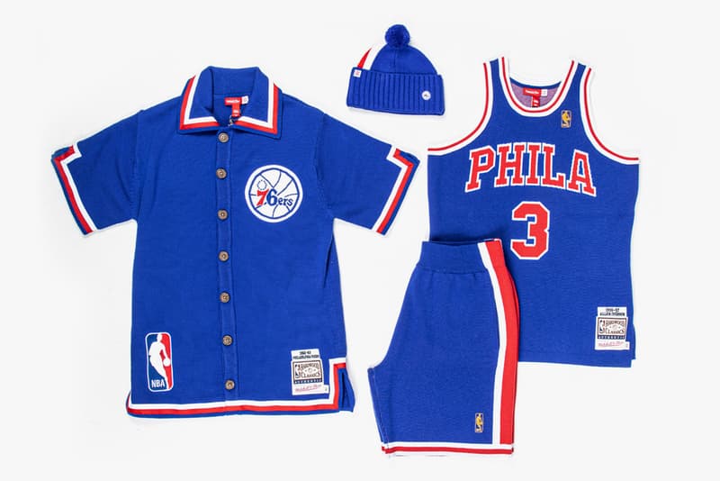 クロット x ミッチェル&ネス CLOT x Mitchell & Ness からアレン・アイバーソン、ケビン・デュラントに捧げるコラボコレクションclot mitchell and ness allen iverson kevin durant philadelphia 76ers sixers seattle supersonics jersey shooting shirt release date info photos price