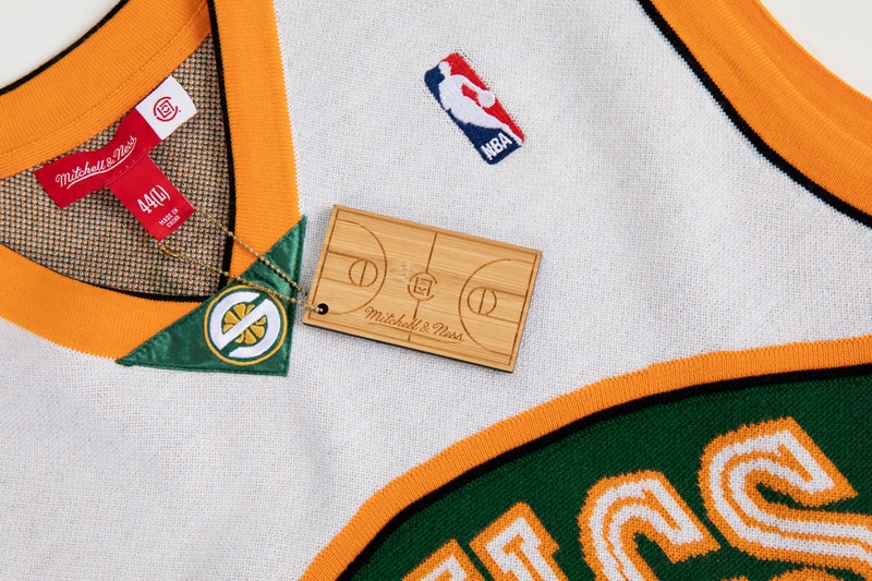 クロット x ミッチェル&ネス CLOT x Mitchell & Ness からアレン・アイバーソン、ケビン・デュラントに捧げるコラボコレクションclot mitchell and ness allen iverson kevin durant philadelphia 76ers sixers seattle supersonics jersey shooting shirt release date info photos price