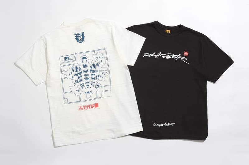 フューチュラ × ヒューマンメイドからコラボTシャツが発売 Futura Laboratories HUMAN MADE OALLERY Exclusive T-Shirt Capsule Release Info Date Buy Black White