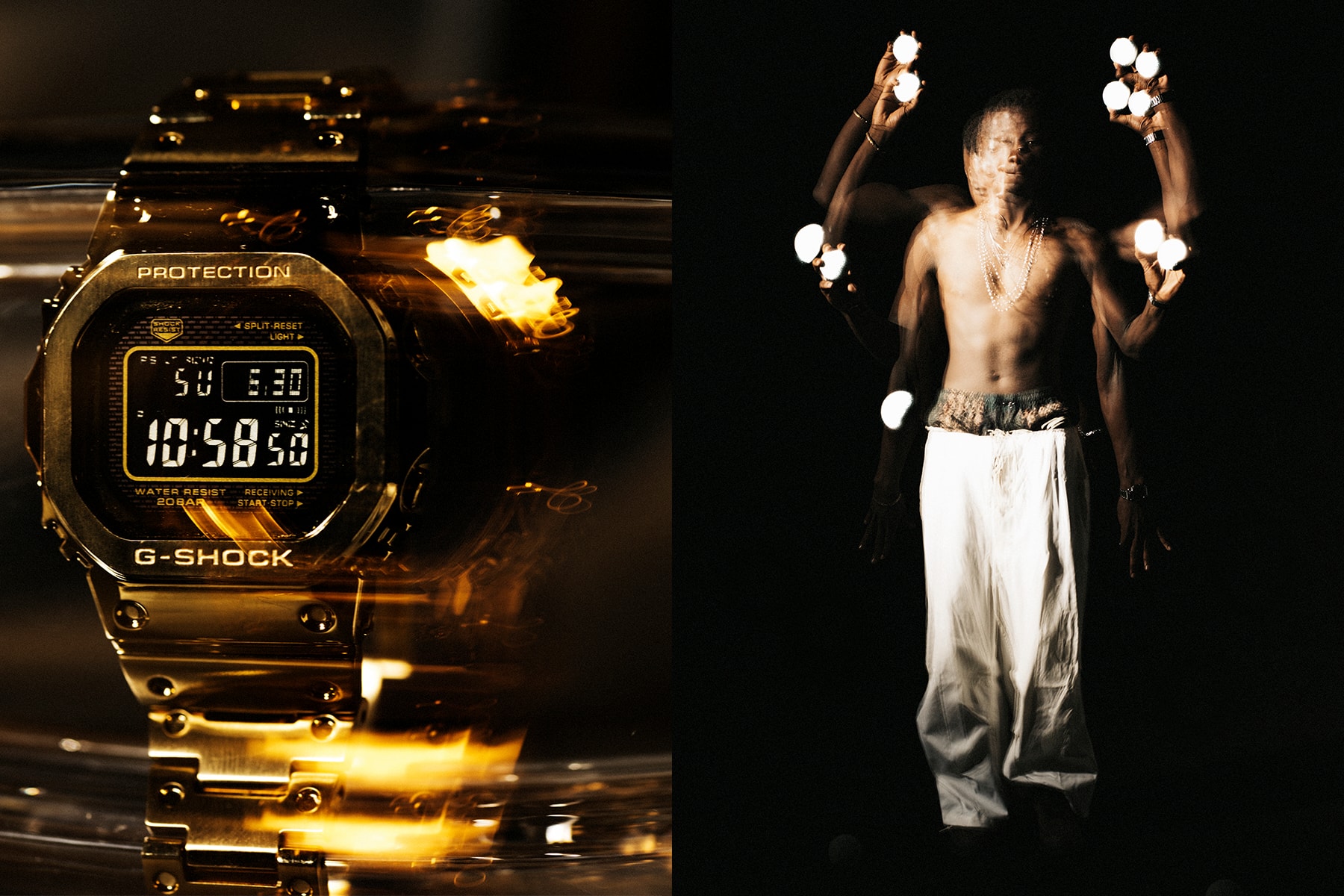 G-SHOCK  GMW-B5000 ジーショック　カシオ　時計　ウォッチ　メンズ　ゴールド　メタル　フルメタル　タフネス