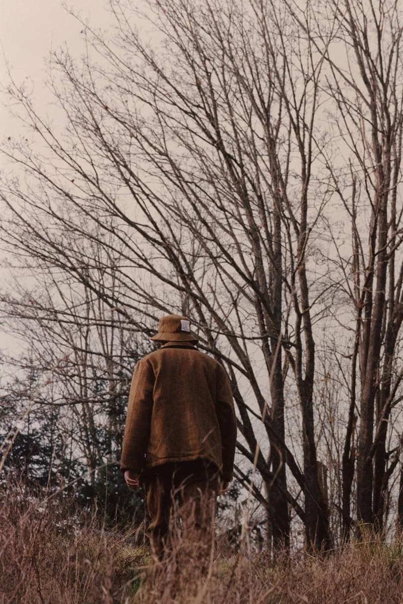 Harris Tweed for Stüssy Winter 2019 Collaboration Capsule clothing bucket hat jacket tote bag pants beach wool weave exclusive december 20 2019
