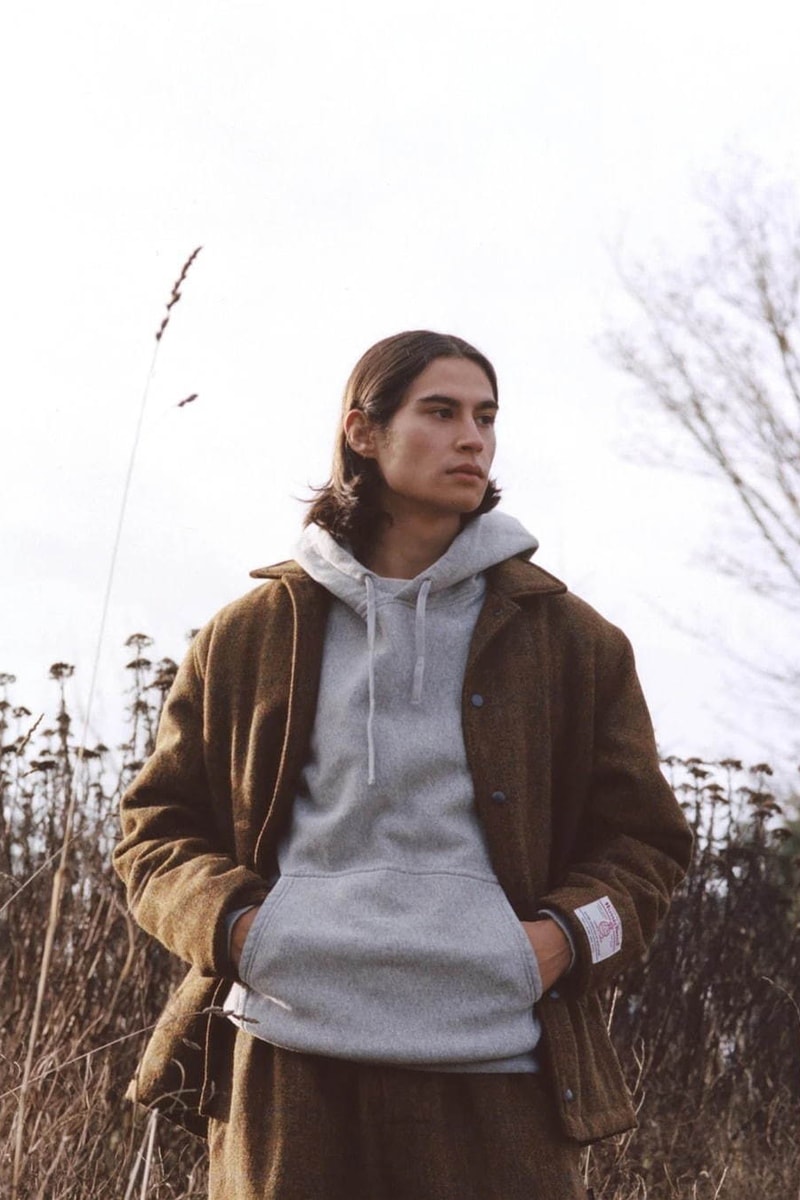 Harris Tweed for Stüssy Winter 2019 Collaboration Capsule clothing bucket hat jacket tote bag pants beach wool weave exclusive december 20 2019