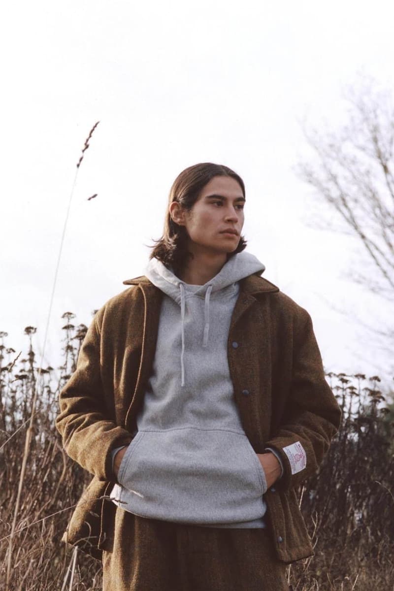 Harris Tweed for Stüssy Winter 2019 Collaboration Capsule clothing bucket hat jacket tote bag pants beach wool weave exclusive december 20 2019