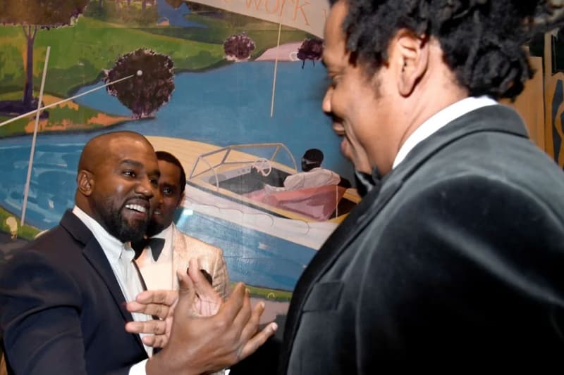 カニエ・ウェストとジェイZ Kanye West & JAY-Z in Good Spirits at Diddy's 50th Birthday