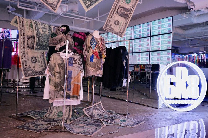 コウタ オクダ 1ドル札紙幣を大胆に用いた KOTA OKUDA による “MONEY COLLECTION” が GR8 にてローンチ