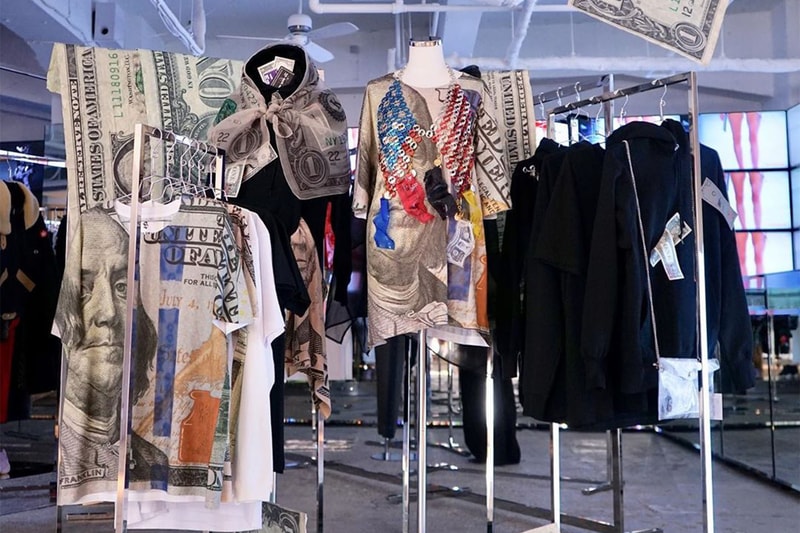 コウタ オクダ 1ドル札紙幣を大胆に用いた KOTA OKUDA による “MONEY COLLECTION” が GR8 にてローンチ