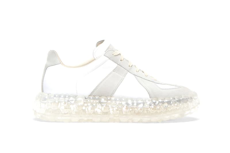 Maison Margiela からエアソールを装着したジャーマントレーナーが登場 Maison Margiela Replica Super Bounce Sneakers "Grey" First Look Closer Spring Summer 2020 SS20 LN-CC Pre-Order High End Luxury Footwear Runway