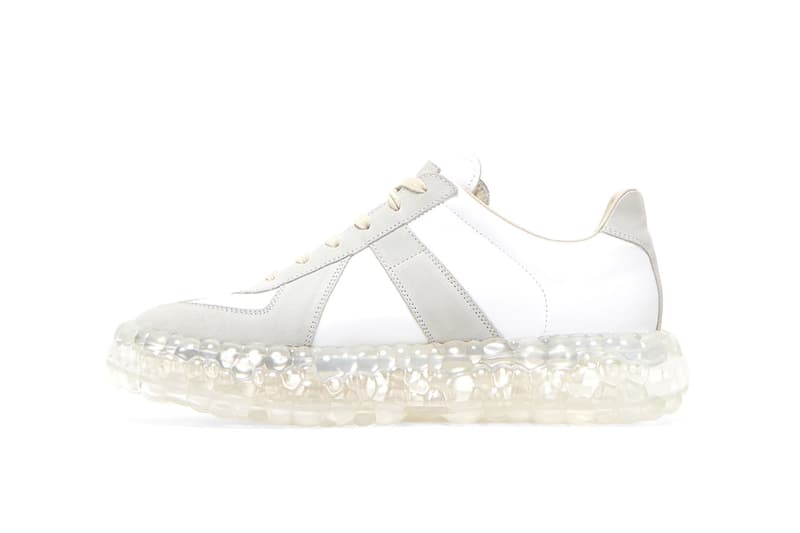 Maison Margiela からエアソールを装着したジャーマントレーナーが登場 Maison Margiela Replica Super Bounce Sneakers "Grey" First Look Closer Spring Summer 2020 SS20 LN-CC Pre-Order High End Luxury Footwear Runway