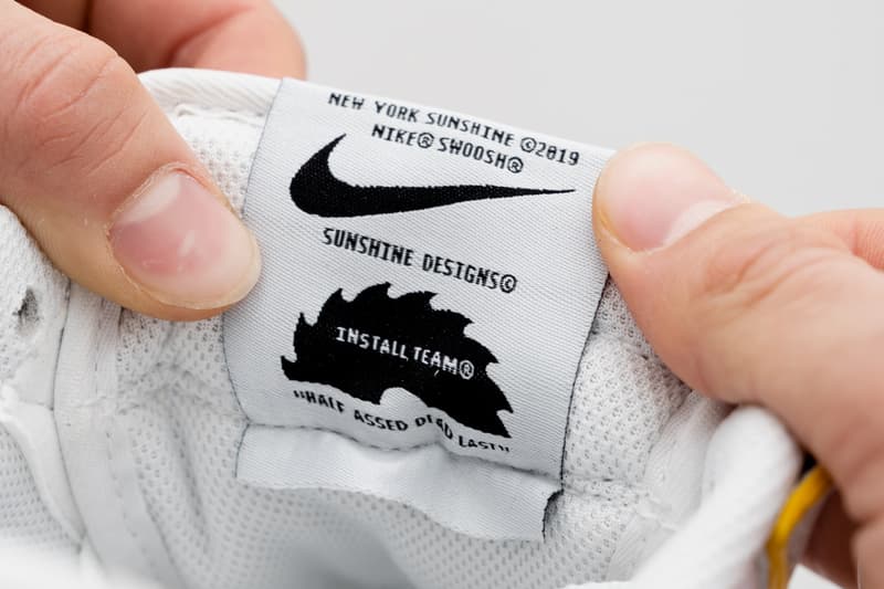 アートコレクティブ New York Sunshine から Air Force 1 のカスタムモデルがリリース unknwn new york sunshine nike air force 1 low black white release date info photos price wynwood miami art basel