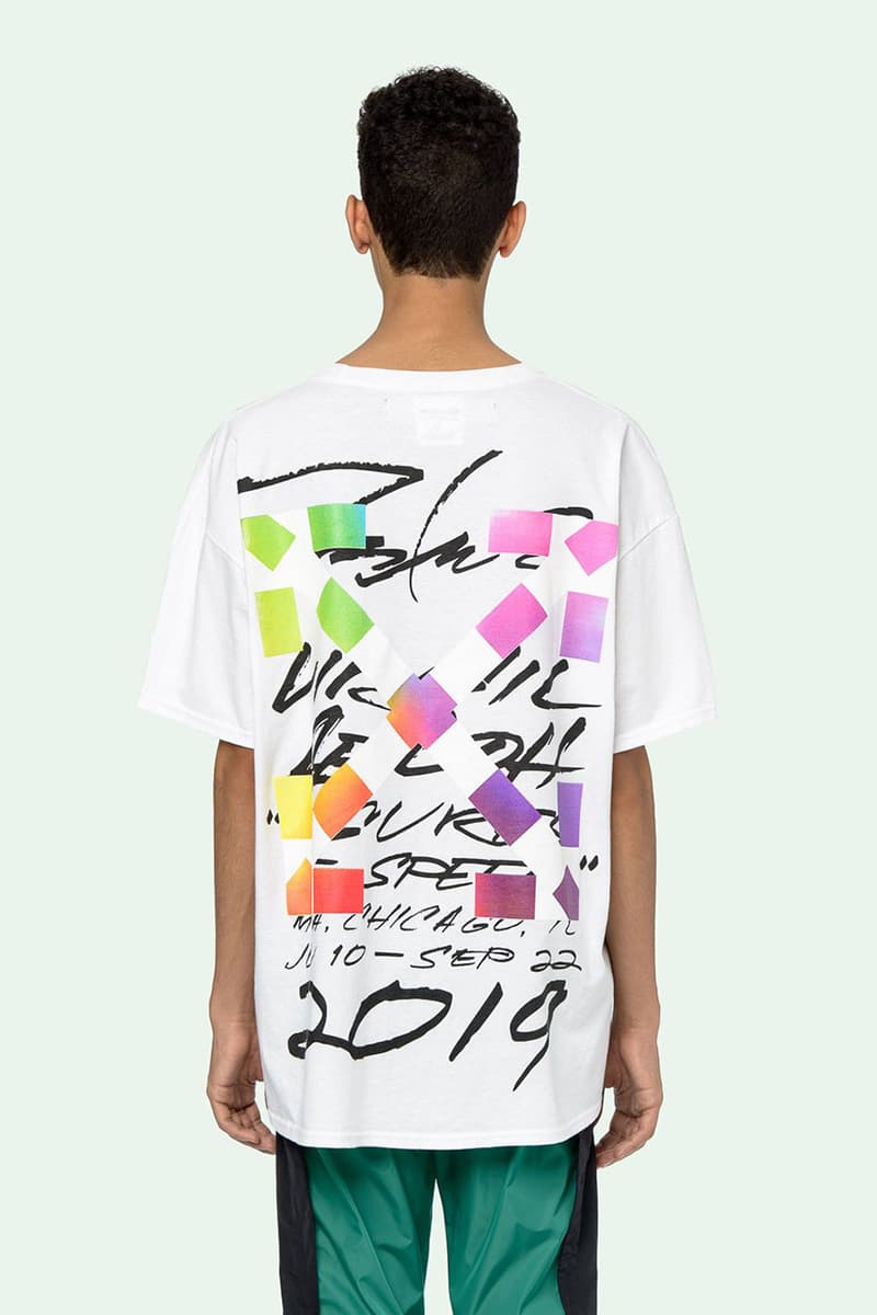 Off-White™️がFuturaとのコラボTシャツのプレオーダーを開始 Off-White™ c/o Futura Alien Short Sleeve Over T-Shirt Pre-Order Live Closer Look Drop Information Virgil Abloh FL-001 Figure Cross Design